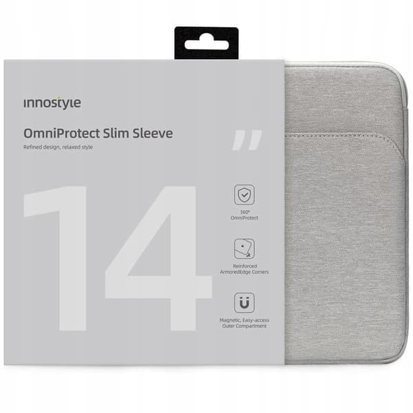 Innostyle Laptopväska Vattentätt Fodral Omniprotect Slim För resor och vardagsbruk