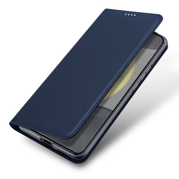 Samsung S24 Plus Flip Case Skin Pro med kortrum - Blå