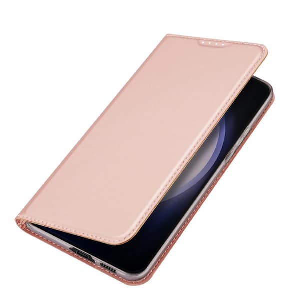 Samsung S24 Plus Flip Case Skin Pro med kortrum - Rosaguld
