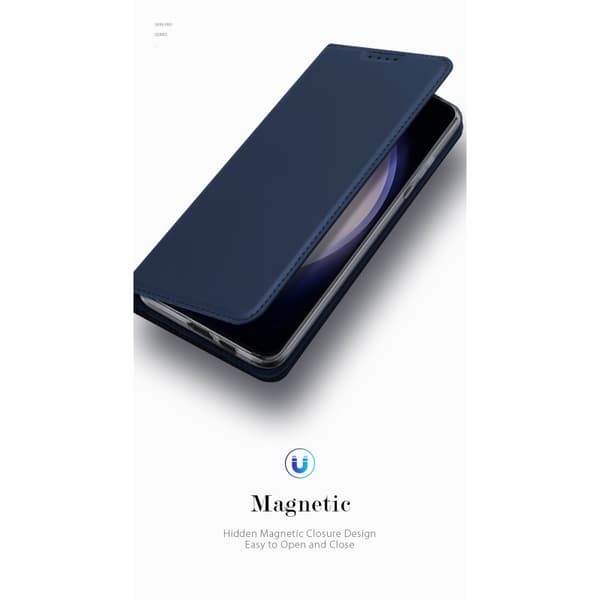 Samsung S23 Dux Ducis Skin Pro med Kortfack - Blå