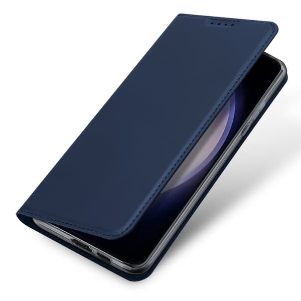 Samsung S23 FE Flip Case Skin Pro korttilokerolla - Sininen