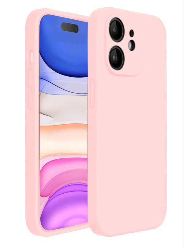 iPhone 11 Matt Rosa Skal - Med Kameraskydd