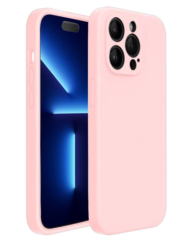 iPhone 13 Pro Matt Rosa Skal - Med Kameraskydd
