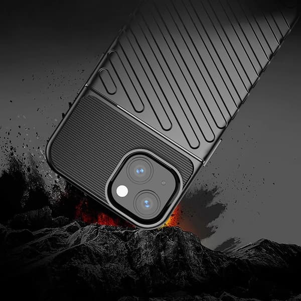 Thunder Case Pansarskal iPhone 13 - Grön