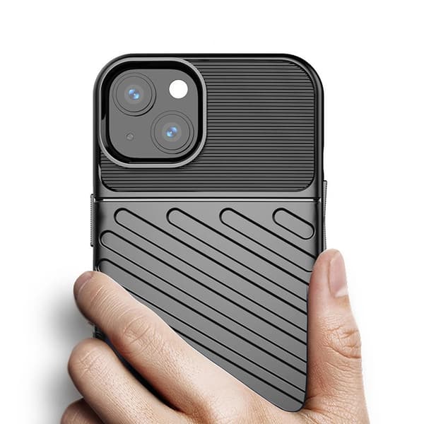 Thunder Case Pansarskal iPhone 13 - Grön