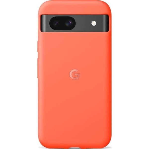 Telefonfodral - Google - Pixel 8A - Röd - Mjuk - Kompatibel med trådlös laddning