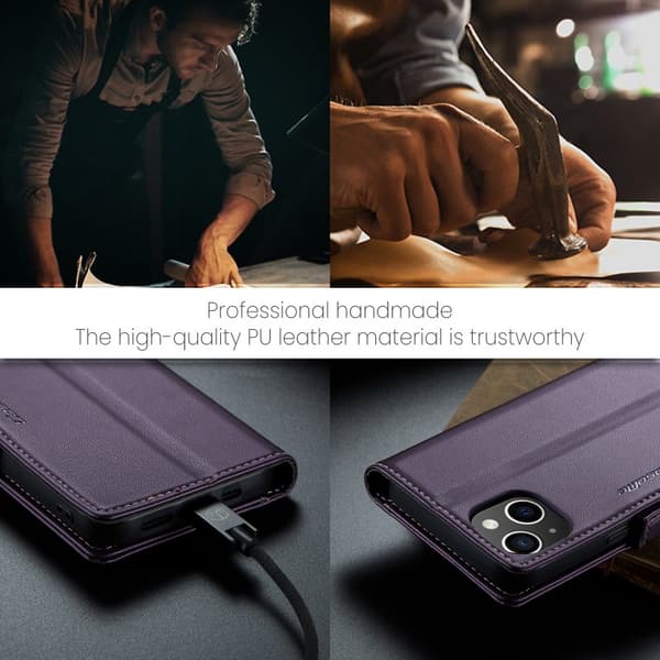 CaseMe Skin Pro Fodral iPhone 15 - Lila