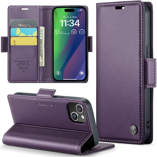 CaseMe Skin Pro Fodral iPhone 15 - Lila