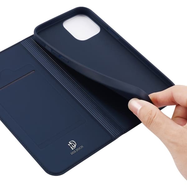 iPhone 13 / 14 Dux Ducis Skin Pro med Kortfack - Blå