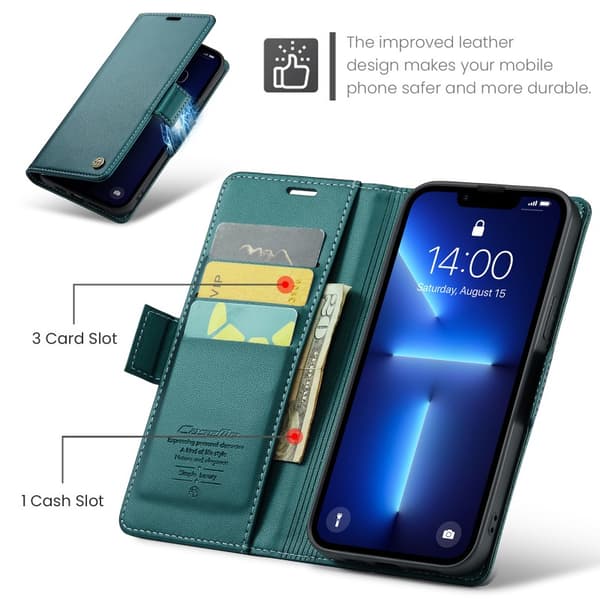 CaseMe Skin Pro Cover iPhone 13 Pro Max - Grøn