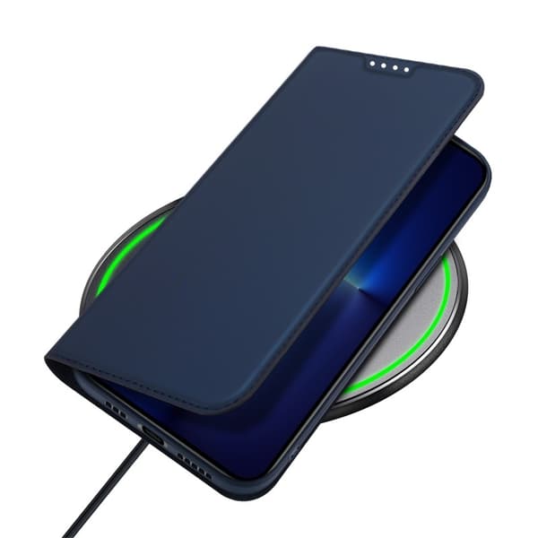 iPhone 12 / 12 Pro Flip Case Skin Pro med kortrum - Blå