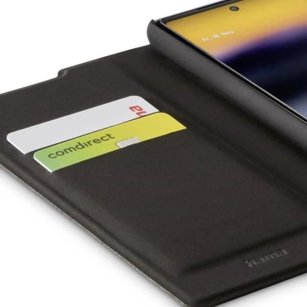 Plånboksfodral - HAMA - Google Pixel 6a - Svart - Semihård - Flikstängning