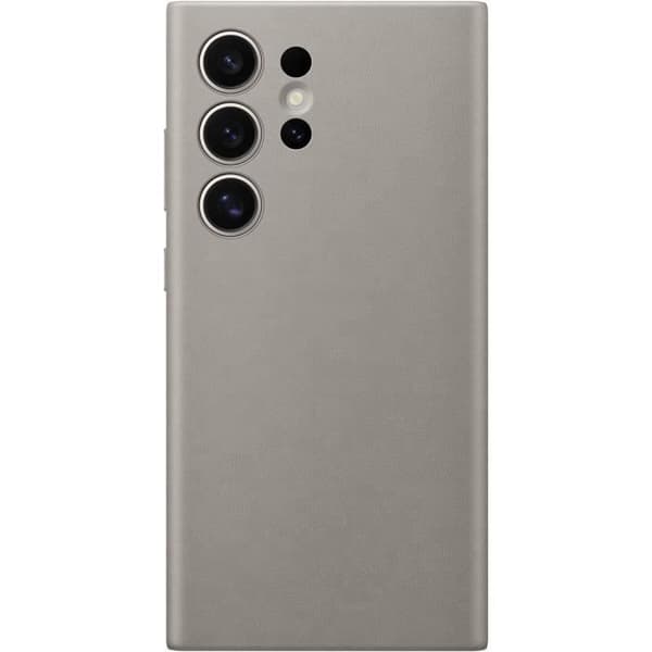 Veganskt läderfodral - Samsung - Galaxy S24 Ultra - Mjukt - Taupe - Ekologiskt