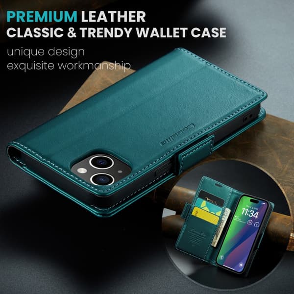 CaseMe Skin Pro Fodral iPhone 15 Plus - Grön