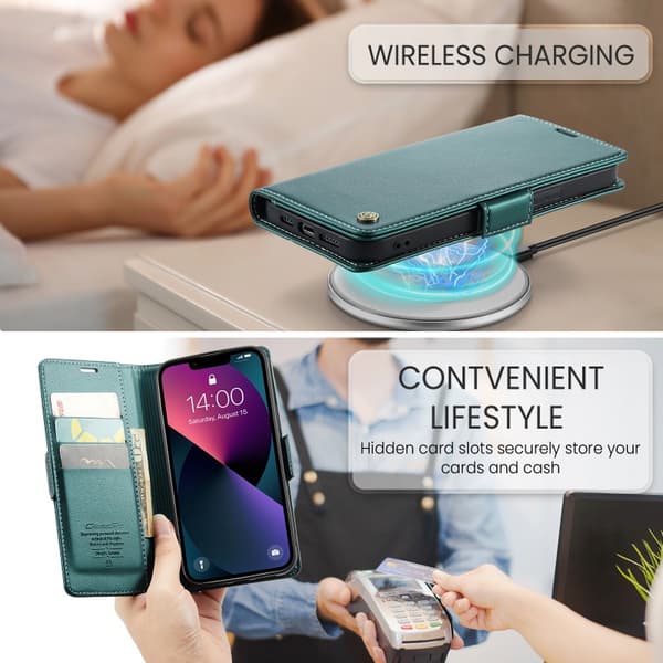 CaseMe Skin Pro Cover iPhone 14 Plus - Grøn