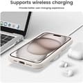 Miniatyrbillede 5 af 5: iPhone 14 Plus Gummieret mat Pink Shell Liquid - Retro White