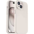 Miniatyrbillede 1 af 5: iPhone 14 Plus Gummieret mat Pink Shell Liquid - Retro White