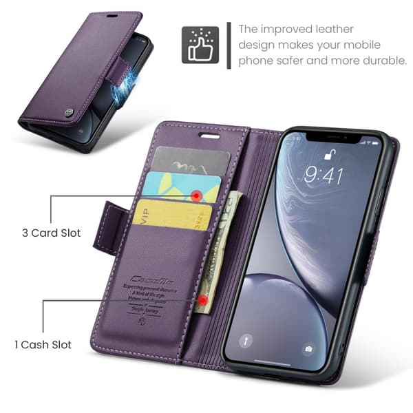 CaseMe Skin Pro Case iPhone XR - violetti