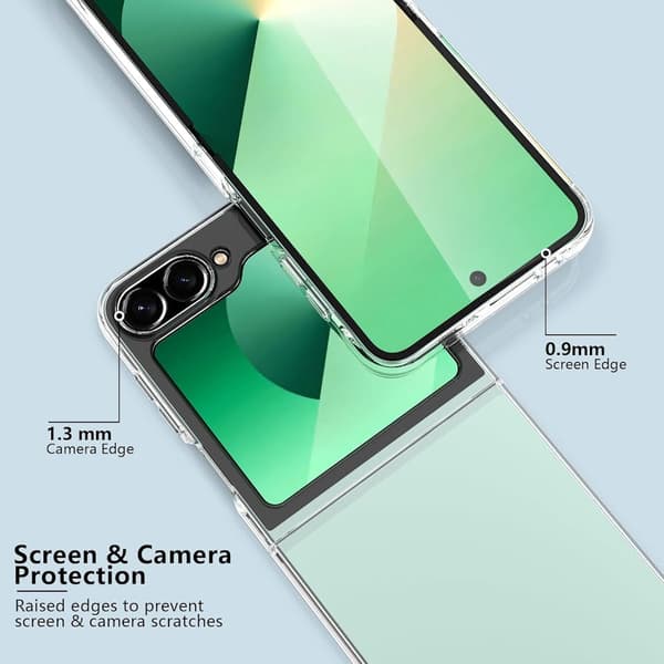 Gennemsigtigt Samsung Z Flip 6 etui