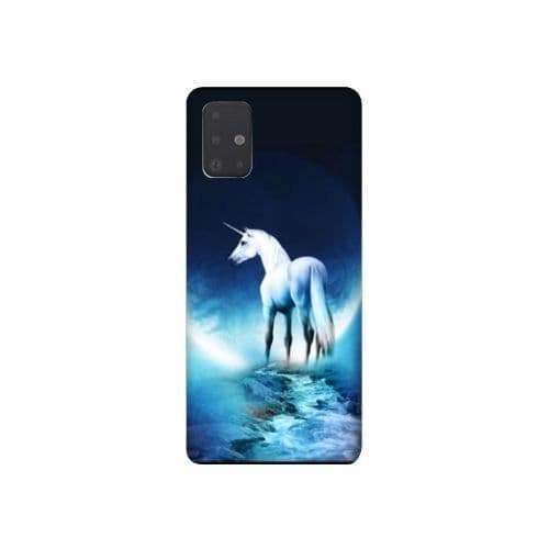 Fodral till Samsung Galaxy A51 Unicorn Moon en storlek