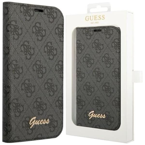 Guess GUBKP14XHG4SHK iPhone 14 Pro Max 6.7 svart/svart bok 4G Vintage Gold Logo