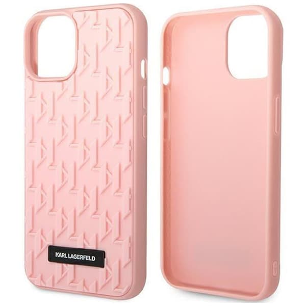Karl Lagerfeld KLHCP14MRUPKLPP iPhone 14 Plus 6.7 hardt deksel rosa/rosa 3D-monogram