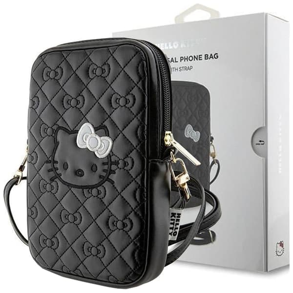 Hello Kitty Quilted Bows Strap bag - svart