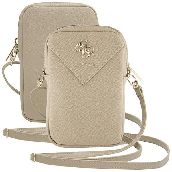 Guess Zip Triangle 4G telefonveske - gull