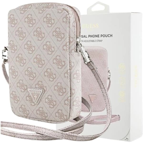 Guess Zip 4G Triangle bag - rosa