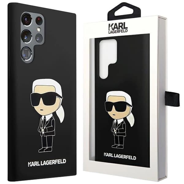 Karl Lagerfeld Silikon Ikonik deksel til Samsung Galaxy S24 Ultra - svart
