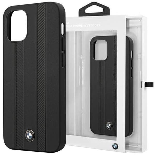 BMW Signature Tyre Marks beskyttelsesdeksel til iPhone 12 mini - svart