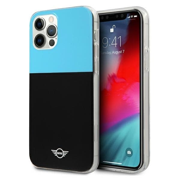 Mini MIHCP12MPCUCBLB iPhone 12/12 Pro 6.1" blå/blå hårdt etui Color Block