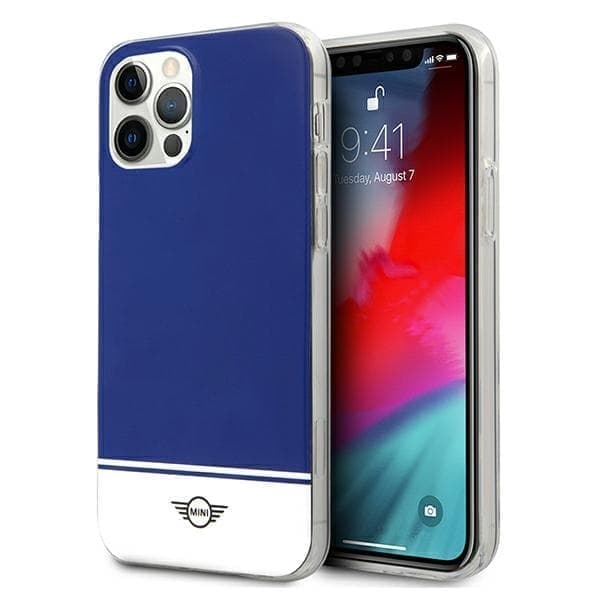 Mini MIHCP12LPCUBINA iPhone 12 Pro Max 6.7 Navy/Navy Hard Case Stripe Collection