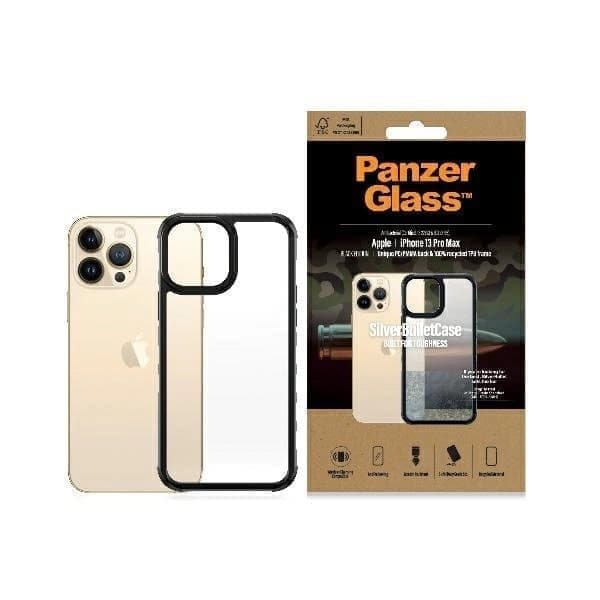 PanzerGlass ClearCase Antibakterielt militært sertifisert deksel til iPhone 13 Pro Max - Gjennomsiktig rosa