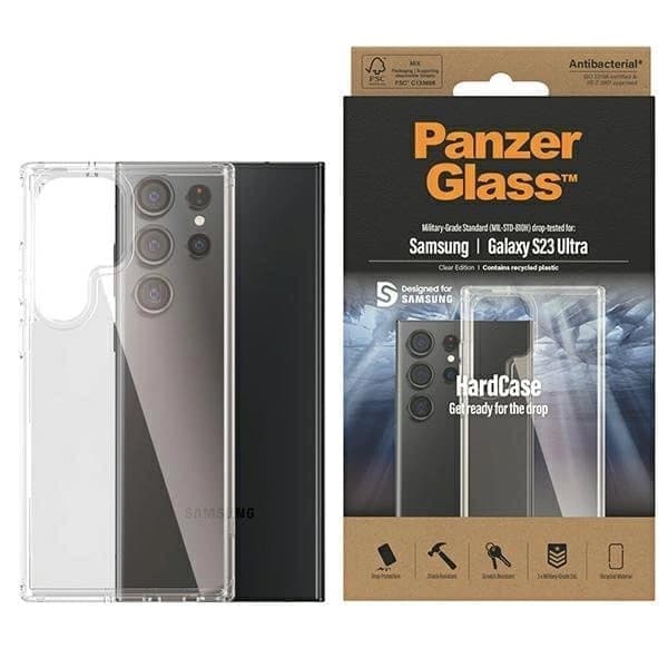 PanzerGlass ClearCase-deksel til Samsung Galaxy S23 Ultra - gjennomsiktig