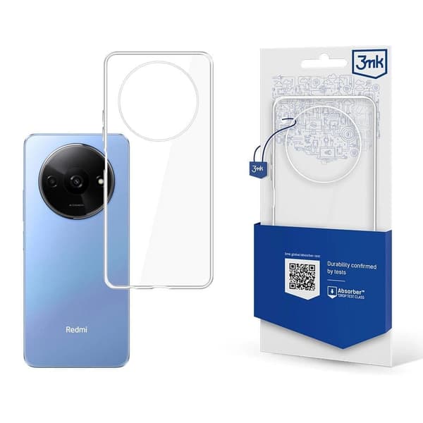 3mk klart etui til Xiaomi Redmi A3 - gjennomsiktig