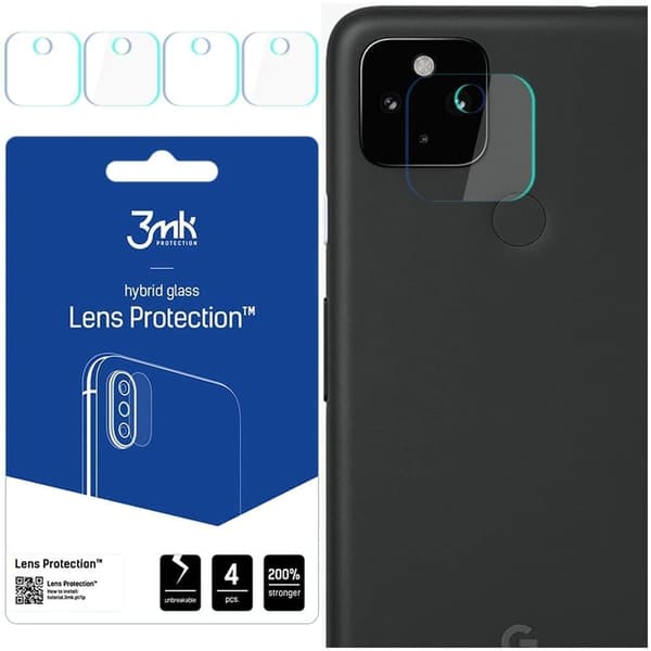 3mk Lens Protection™ hybrid kameraglass for Google Pixel 4A 5G