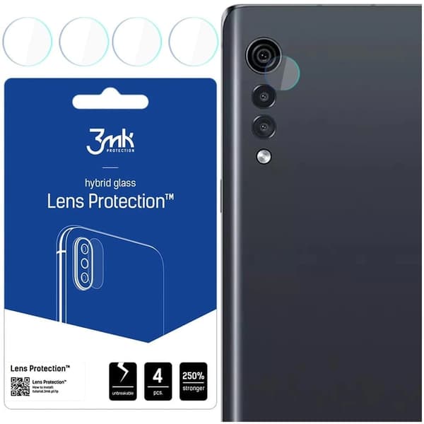 3mk Lens Protection™ hybrid kameraglass for LG Velvet 5G