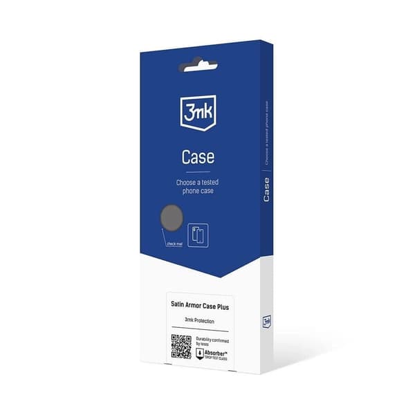 3mk Satin Armor Case+ deksel til Samsung Galaxy A25 5G telefon - gjennomsiktig