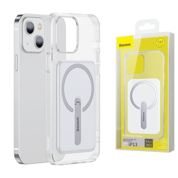 Baseus magnetisk deksel, magnetisk telefondeksel iPhone 13 Pro (6.1 2021) gjennomsiktig