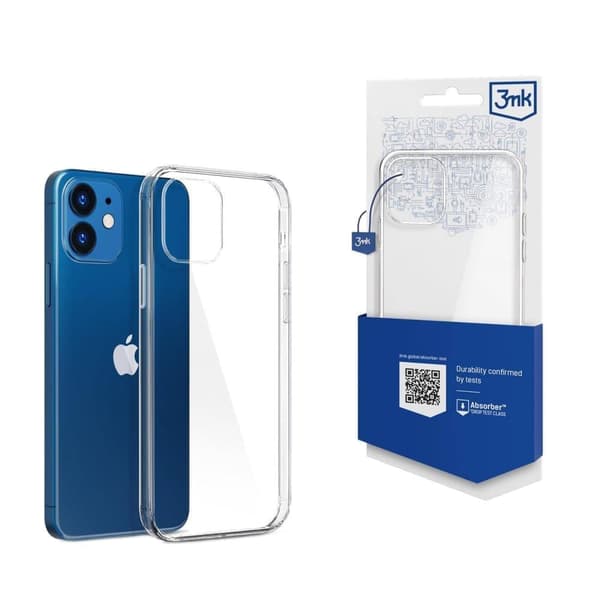 Apple iPhone 12 Mini - 3mk klart deksel