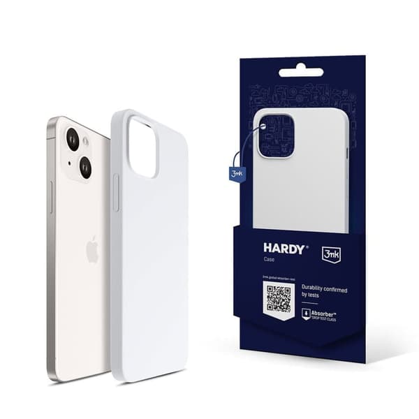 Apple iPhone 14 Plus - 3mk Hardy Silicone MagCase hvit