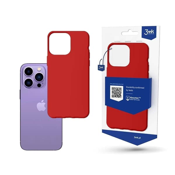 Apple iPhone 14 Pro - 3mk Matt deksel jordbær