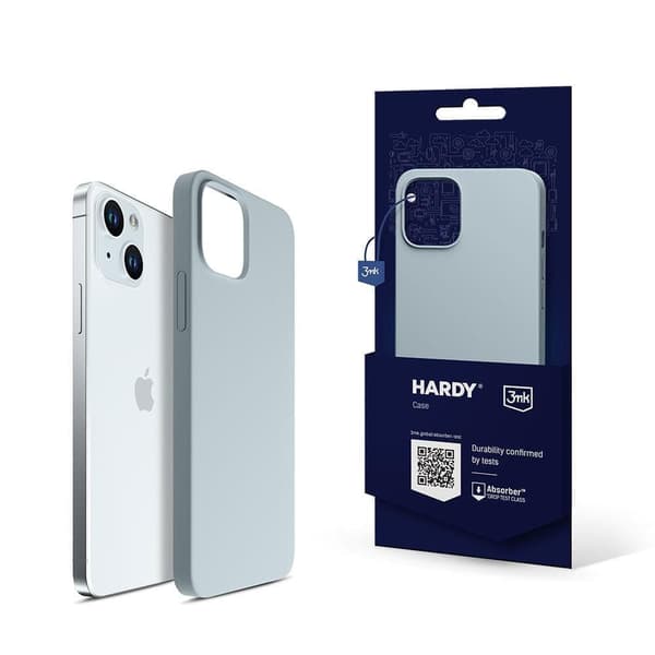 Apple iPhone 15 Plus - 3mk Hardy Silicone MagCase Blå
