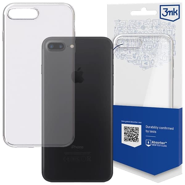 Apple iPhone 7 Plus/8 Plus - 3mk klart deksel