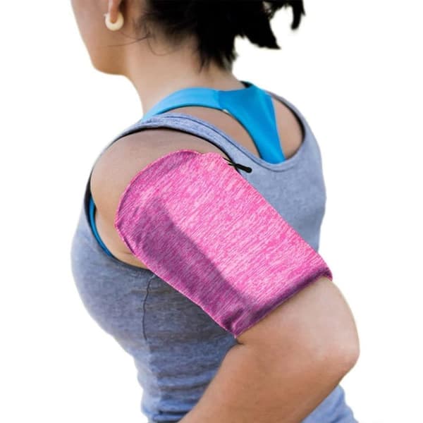 Armbånd med elastisk stoff? fitness runner S rosa