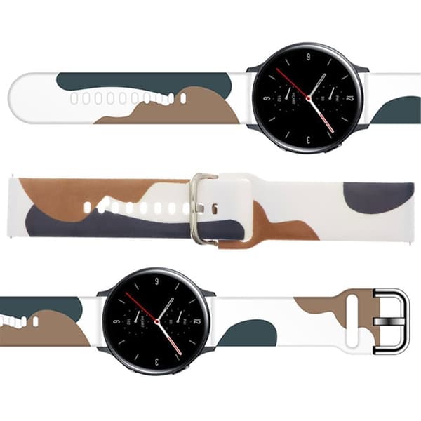 Strap Moro-rem for Samsung Galaxy Watch 46 mm silikonrem klokkearmbåndmønster 1
