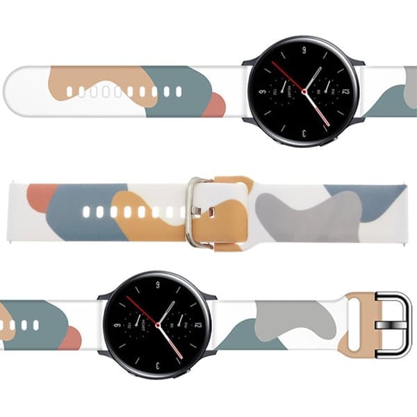 Strap Moro Band Samsung Galaxy Watch 46 mm silikonarmbåndsur Armbåndsmønster 2