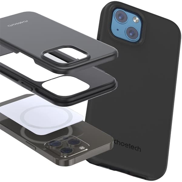 Choetech MFM Anti-drop-deksel laget for MagSafe-deksel for iPhone 13 Grønn (PC0112-MFM-GN)