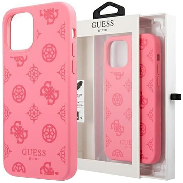 Guess GUHCP12LLSPEFU iPhone 12 Pro Max 6.7 fuchsia/fuchsia hardt deksel Peony Collection